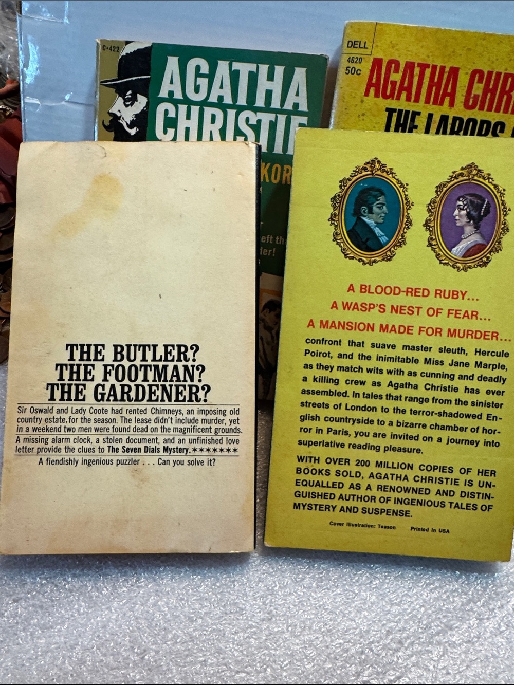 Vintage Agatha Christie Mystery Paperback Book Set -Six Books - Picture 5 of 9